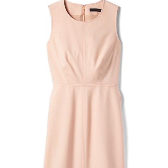 Banana Republic Luxe Brush Twill Shift Dress (Size 4) - Picture 4 of 10